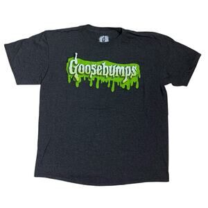 Goosebumps Shirt Gray Logo Women's Small / Kids 2X Horror Spooky